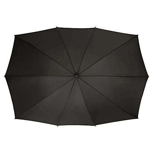 VON LILIENFELD Regenschirm Partnerschirm XL 148 cm x 99 cm Damen Herren Fiberglas 10 Stangen Sehr Stabil Maxi schwarz von VON LILIENFELD