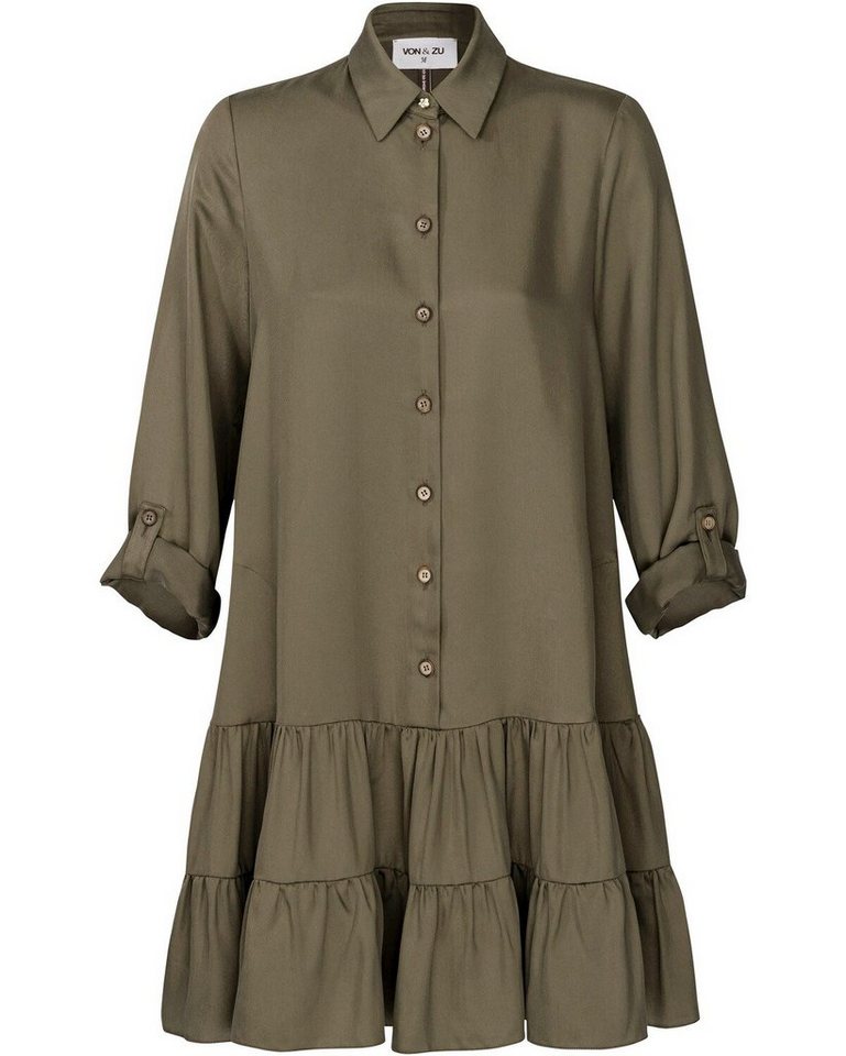 VON & ZU Midikleid Hemdblusenkleid von VON & ZU