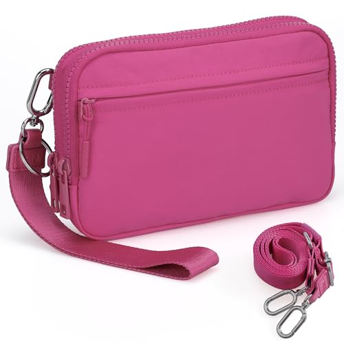 VONAL Handytasche zum Umhängen Damen Clutch RFID-Blockierung Kleine Handtasche Damen Handytasche mit Geldbörse zum Umhängen, Umhängetasche mit Verstellbar Schultergurt von VONAL