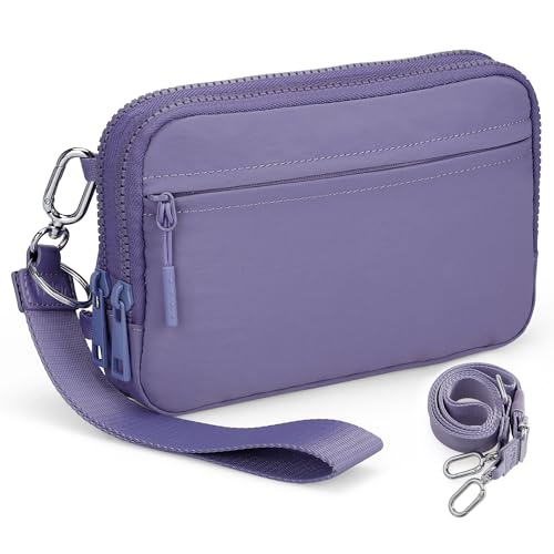 VONAL Handytasche zum Umhängen Damen Clutch RFID-Blockierung Kleine Handtasche Damen Handytasche mit Geldbörse zum Umhängen, Umhängetasche mit Verstellbar Schultergurt von VONAL
