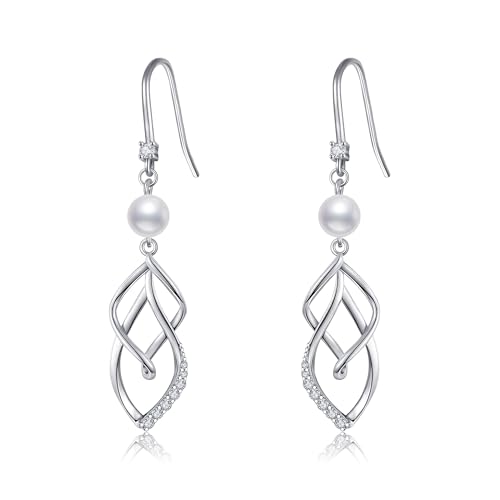 perlenohrringe silber 925 perlenohrringe hängend Damen Perlen Ohrhänger 5mm Perlen Ohrhänger perlenohrringe silber 925 perlenohrringe hängend Damen Perlen Ohrhänger 5mm Perlen Ohrhänger von VONALA