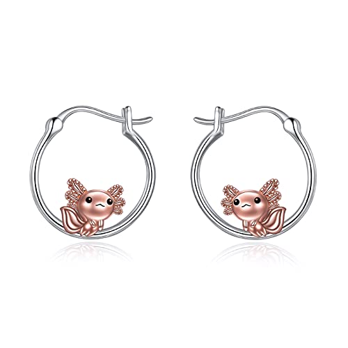 Axolotl Creolen f¨¹r Damen 925 Sterling Silber Axolotl Schmuck f¨¹r M?dchen Mama Schwester Axolotl Creolen f¨¹r Damen 925 Sterling Silber Axolotl Schmuck f¨¹r M?dchen Mama Schwester von VONALA