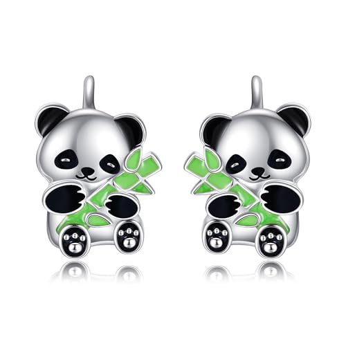 VONAL Panda Ohrringe 925 Sterling Silber legami panda panda ear panda everback Earrings VONAL Panda Ohrringe 925 Sterling Silber legami panda panda ear panda everback Earrings von VONALA