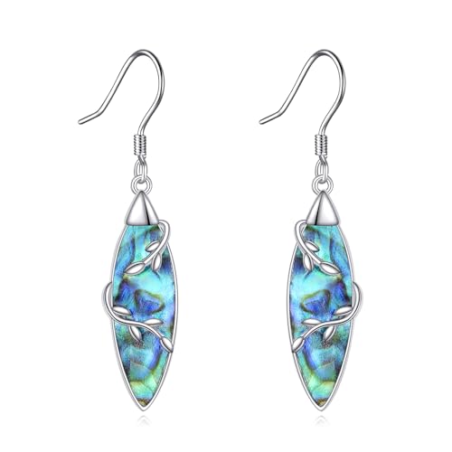 VONALA Abalone Muschel Ohrringe für Frauen Libelle/Drache/Weinrebe Sterling Silber Vine Einzigartige Vintage Strand Boho Ohrringe Geschenke für Frauen (Weinstock) VONALA Abalone Muschel Ohrringe für Frauen Libelle/Drache/Weinrebe Sterling Silber Vine Einzigartige Vintage Strand Boho Ohrringe Geschenke für Frauen (Weinstock) von VONALA