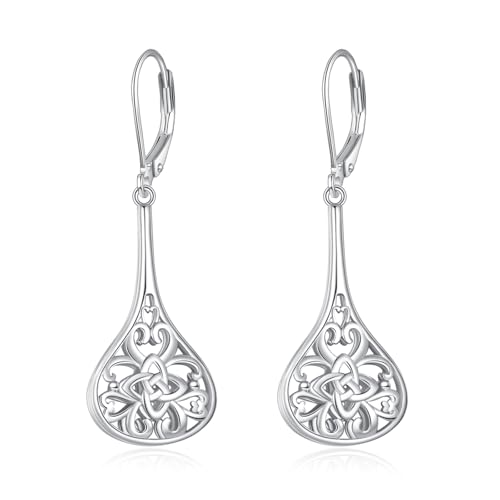 VONALA Tear Drop Ohrringe 925 Sterling Silber für Frauen Hebel zurück Ohrringe von VONALA