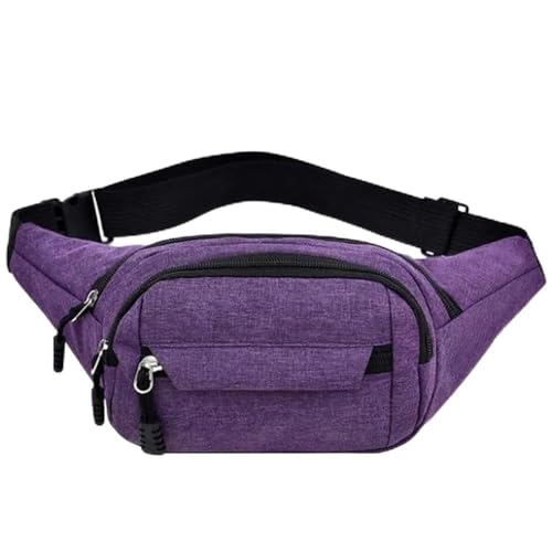 Bauchtasche Laufgürtel Taillengürtel Brustgurt for Männer Frauen Hüfttasche Männlich Weiblich Bauchtasche Beutel Geldbörse Bauchtasche Bauchtasche Herren(Purple B) von VONCYKI