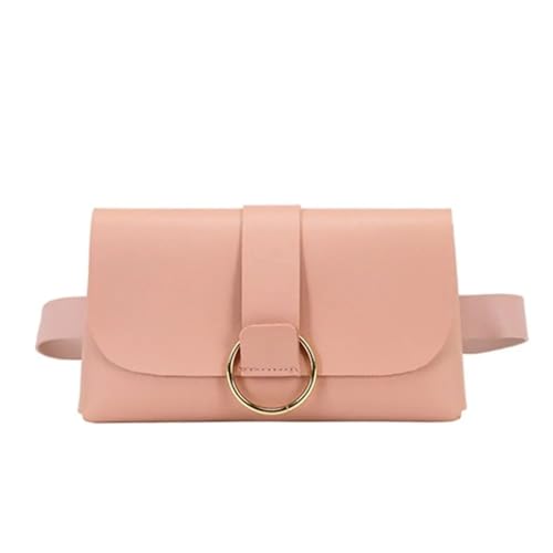 Mini-Hüfttasche 2 in 1 Leopardenstreifen Münzbörse Damen Gürteltasche Gürtel Handytasche Hüfttasche Klappe Leder Bauchtasche Bauchtasche Herren(Pink) von VONCYKI