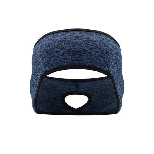 VONCYKI 1PC Outdoor Sport Ohrenschützer Atmungsaktive Winter Warme Fleece Ohr Abdeckung Frauen Mädchen Haar Bands Laufende Stirnband Haar Schweißbänder(Dark Blue1) von VONCYKI