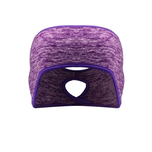 VONCYKI 1PC Outdoor Sport Ohrenschützer Atmungsaktive Winter Warme Fleece Ohr Abdeckung Frauen Mädchen Haar Bands Laufende Stirnband Haar Schweißbänder(Purple) von VONCYKI