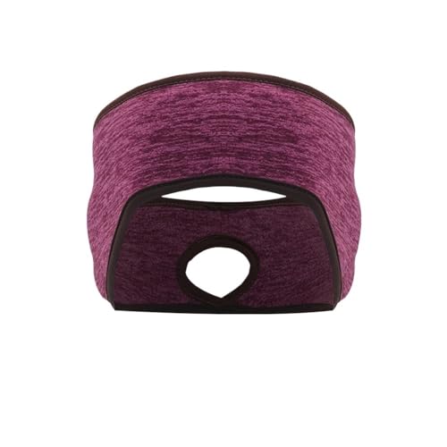 VONCYKI 1PC Outdoor Sport Ohrenschützer Atmungsaktive Winter Warme Fleece Ohr Abdeckung Frauen Mädchen Haar Bands Laufende Stirnband Haar Schweißbänder(Wine red) von VONCYKI