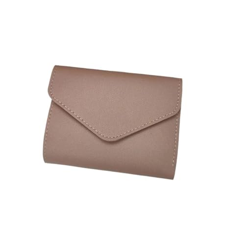 VONCYKI Geldbörsen für Damen, klein, Kreditkartenetui für Mädchen, PU-Leder, Münzbörse, kurze Geldbörsen für Damen (Hellviolett, 2 Stück) von VONCYKI