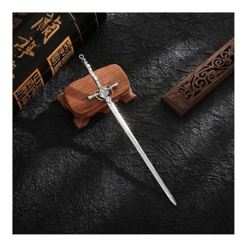 VONCYKI Metall-Schwert-Haarnadel für Damen, modisch, chinesisch, einfache und kreative Pfanne, Haarnadel, Schmuck, Temperament, Kopfbedeckung, Zubehör (WTS00002-2) von VONCYKI