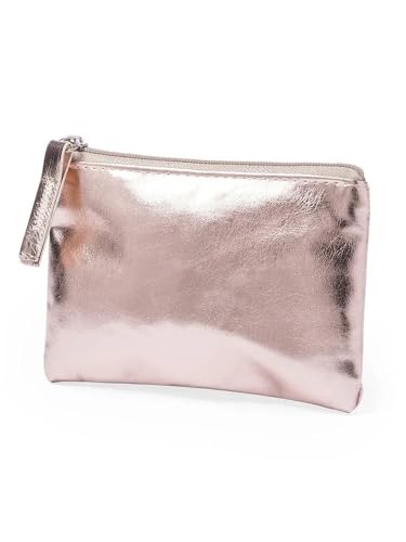 VONCYKI Mini-Geldbörse aus PU-Leder, Schlüsseltasche, Aufbewahrungstasche, transparenter Reißverschluss, wasserdicht, tragbar, dünn, 3 Stück (12,2 x 8 cm1) von VONCYKI