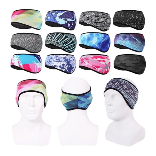 VONCYKI Outdoor Sport Haar Schweiß Fleece Ohr Abdeckung Ohrenschützer Stirnband Laufen Stirnband Ohr Wärmer Winter Schweißband(20) von VONCYKI