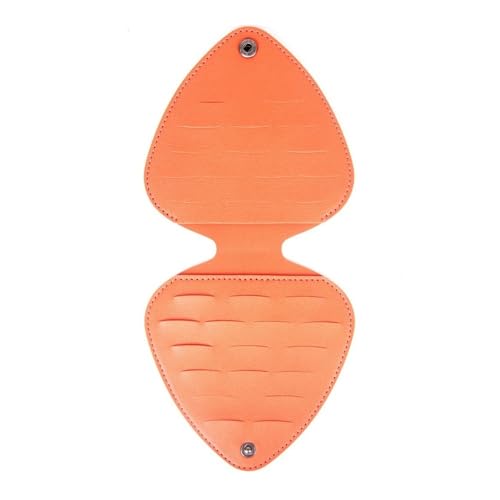 VONCYKI Robuste PU-Leder-Gitarrenplektren-Tasche, hohe Kapazität, staubdicht, wasserdicht, Gitarrenplektren-Organizer, Style-3, Einheitsgröße von VONCYKI