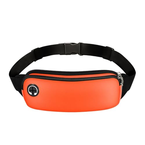 VONCYKI Sport-Bauchtasche für Damen, Gürteltasche, Herren, Laufen, Hüfttasche, Handy, schwarz, Turnbeutel, Laufzubehör, Orange, 2PCS VONCYKI Sport-Bauchtasche für Damen, Gürteltasche, Herren, Laufen, Hüfttasche, Handy, schwarz, Turnbeutel, Laufzubehör, Orange, 2PCS von VONCYKI