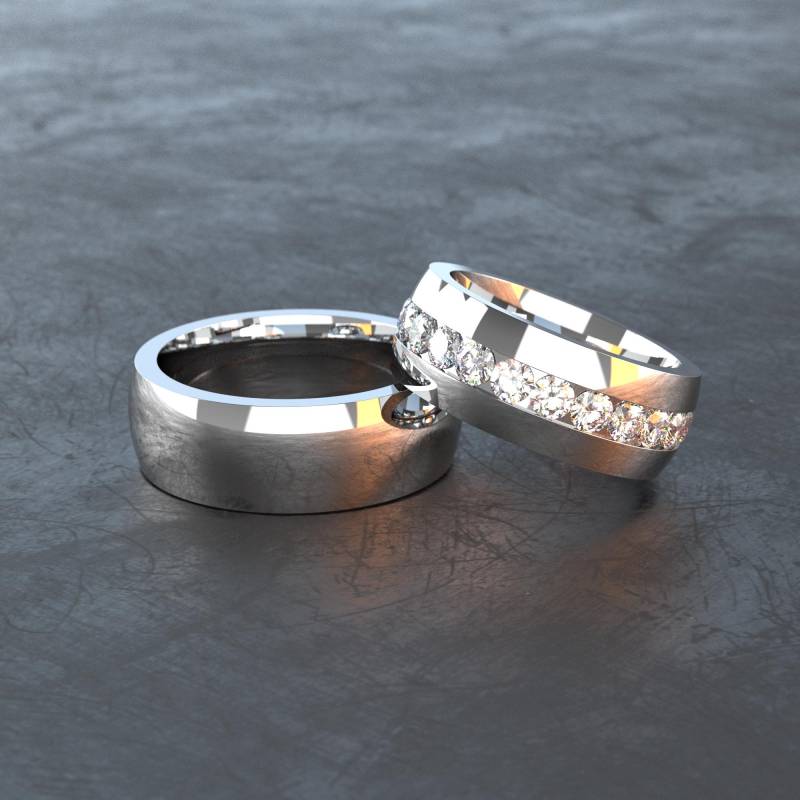 Edelstahlring Für Freundschaftsringe, Eheringe Und Verlobungsringe - Allergikerfreundlich Robust E026 von VONJACOB