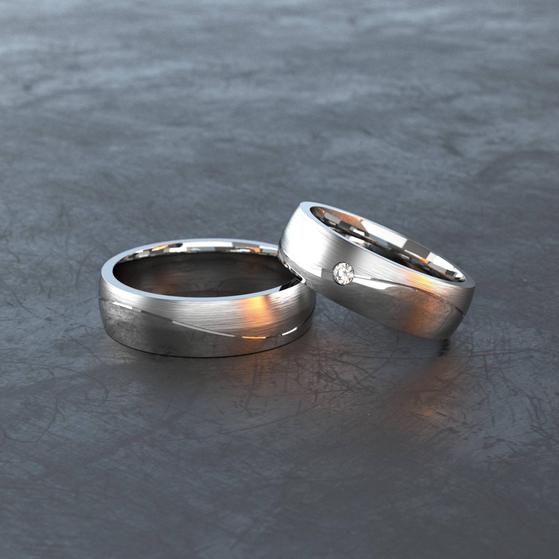 Ringe Aus Titan Mit Wellenfuge - Titanium Partnerringe, Freundschaftsringe, Eheringe, Trauringe/Verlobungsringe T003 Ringe Aus Titan Mit Wellenfuge - Titanium Partnerringe, Freundschaftsringe, Eheringe, Trauringe/Verlobungsringe T003 von VONJACOB