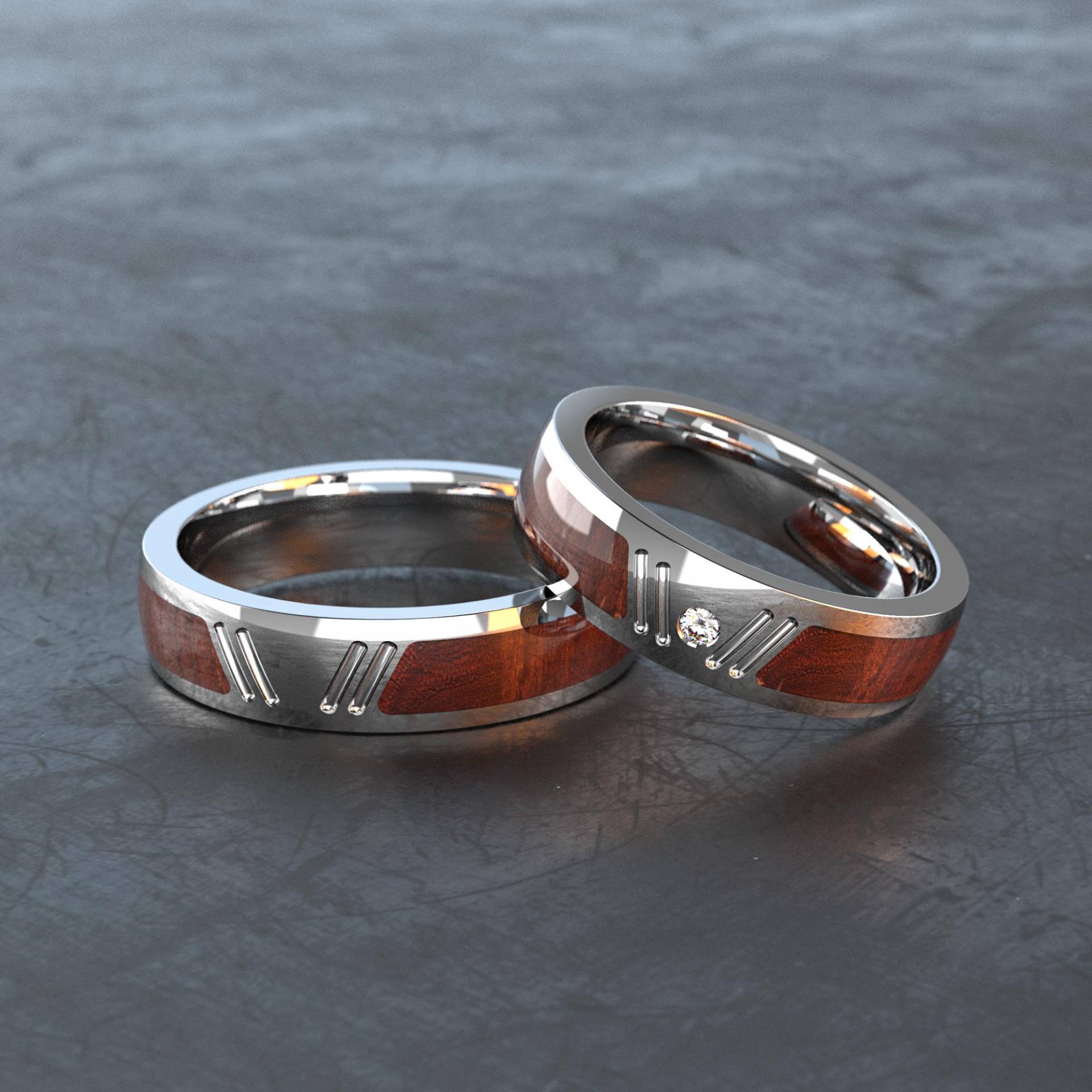 Ringe Mit Holz - Eheringe Ring Aus Partnerringe Holz- Verlobungsringe Freundschaftsringe W006 von VONJACOB