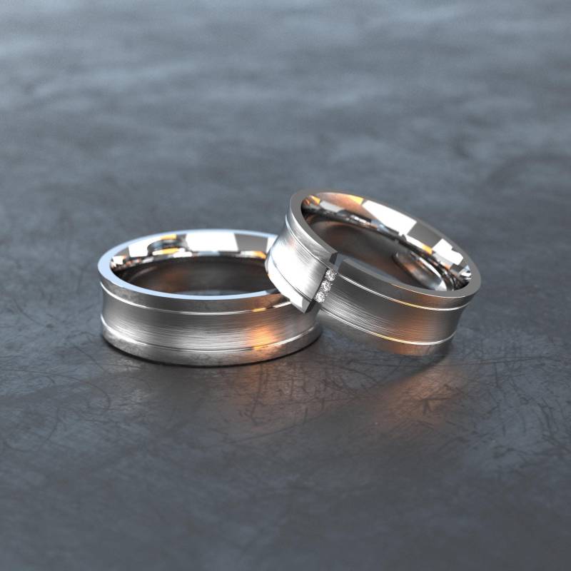 Spannring - Partnerringe/Eheringe Edelstahl Trauringe Verlobungsringe Freundschaftsringe E005 Spannring - Partnerringe/Eheringe Edelstahl Trauringe Verlobungsringe Freundschaftsringe E005 von VONJACOB