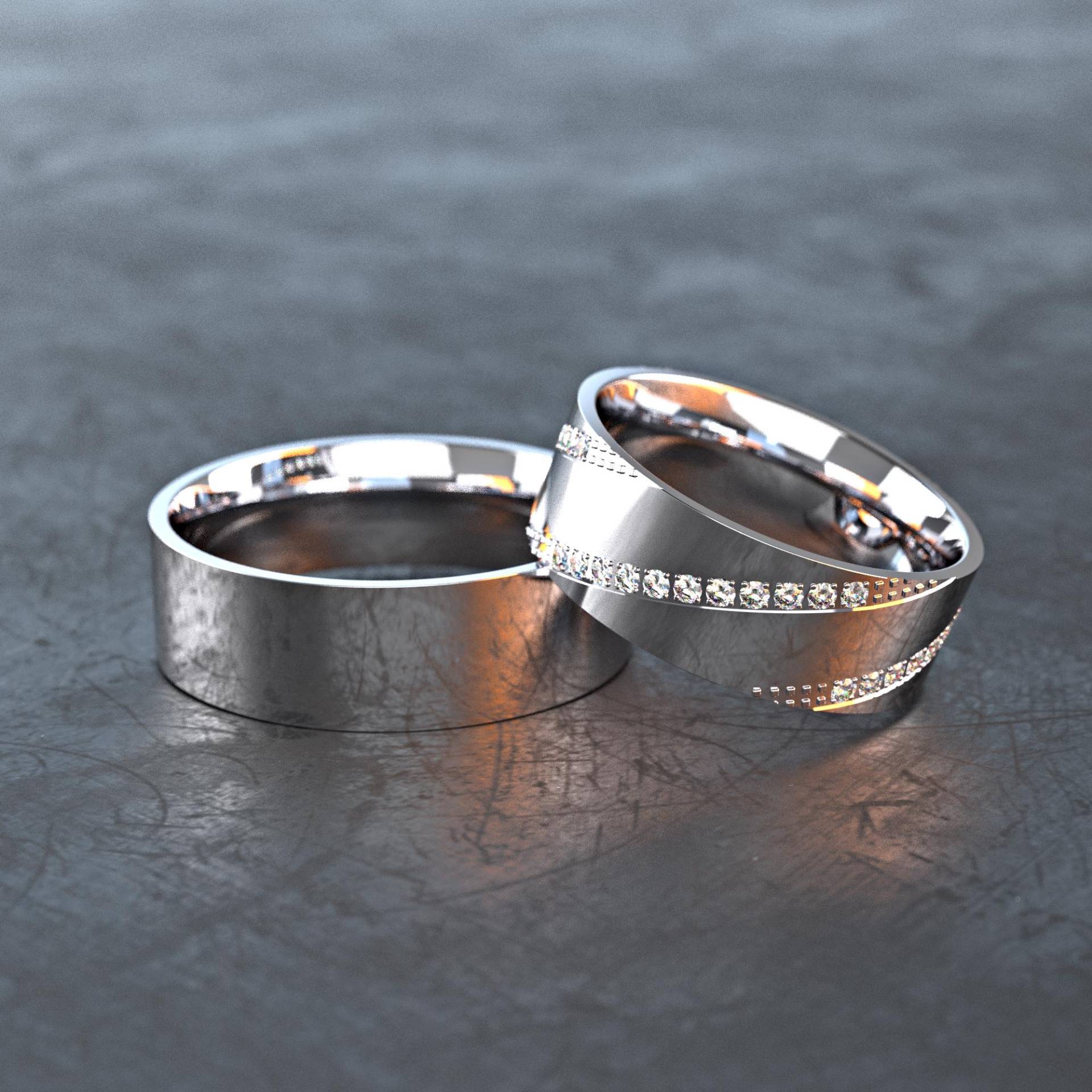 Trauringe Oranienburg Aus 925 Silber | Damenring Mit Ca. 44 Zirkonia 7mm Breit Hochglanz Poliert Gravur + Etui Gratis Tr276 Trauringe Oranienburg Aus 925 Silber | Damenring Mit Ca. 44 Zirkonia 7mm Breit Hochglanz Poliert Gravur + Etui Gratis Tr276 von VONJACOB