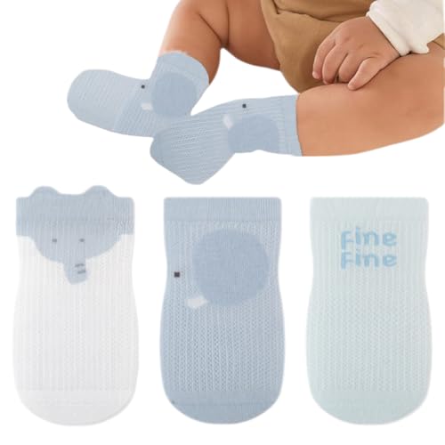 VONJUMA 3 Paar Stoppersocken Baby Stoppersocken Kinder Extra Anti Rusch Funktion Für Maximalen Halt Baby Socken Für Komfort & Sicherheit Stoppersocken Baby Für Spaß Abenteuer Ohne Rutschgefahr von VONJUMA
