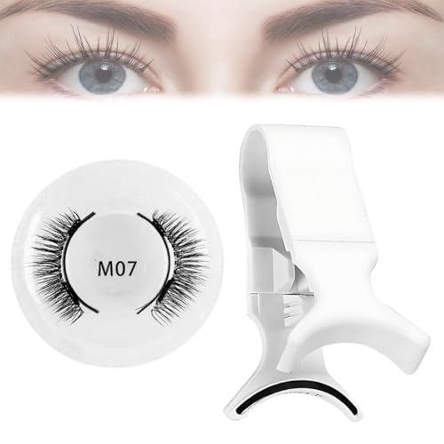 VONJUMA Magnetische Wimpern Magnet Wimpern Ohne Eyeliner Magnetische Wimpern Wimpern Magnetisch Natürlicher Look Kein Kleber Erforderlich Wimpern Magnetic Mit Zange Einfach Zu Tragen Und Zu Entfernen von VONJUMA