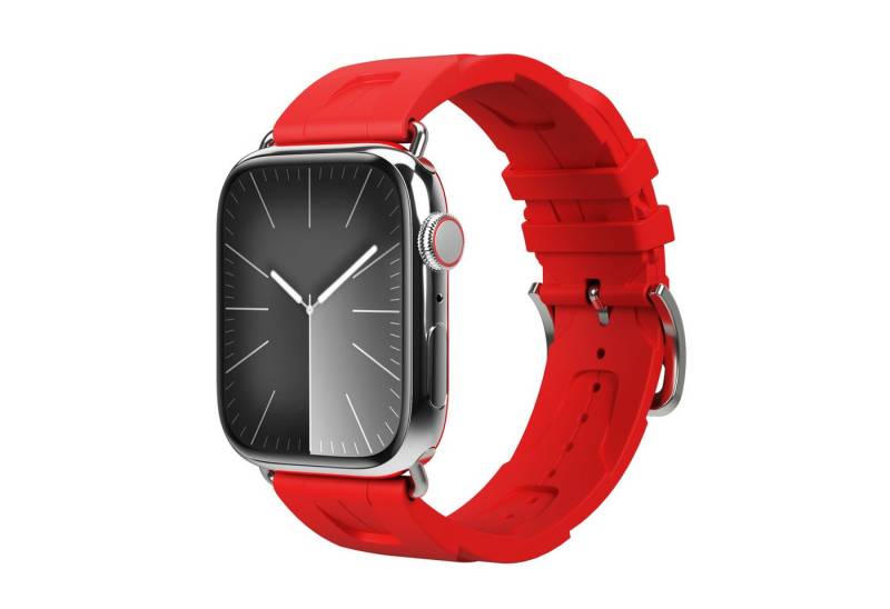 VONMÄHLEN Smartwatch-Armband A. R. Exclusive Band, exclusives Design, wasserabweisendes und recyceltes Silikon VONMÄHLEN Smartwatch-Armband A. R. Exclusive Band, exclusives Design, wasserabweisendes und recyceltes Silikon von VONMÄHLEN