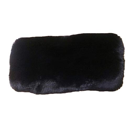 VORCOOL Kunstpelz Hand Muffs Schwarz Warm Kunstpelz Winter Muffs für Männer Mädchen von VORCOOL