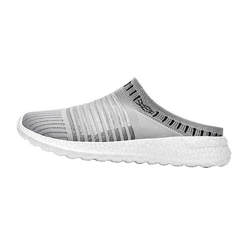 VOSAREA 1 Paar Atmungsaktive Mesh Halbschuhe für Herren Leichte Bequeme Sandalen für Strand rutschfeste und Langlebige Badeschuhe für Sommeraktivitäten von VOSAREA