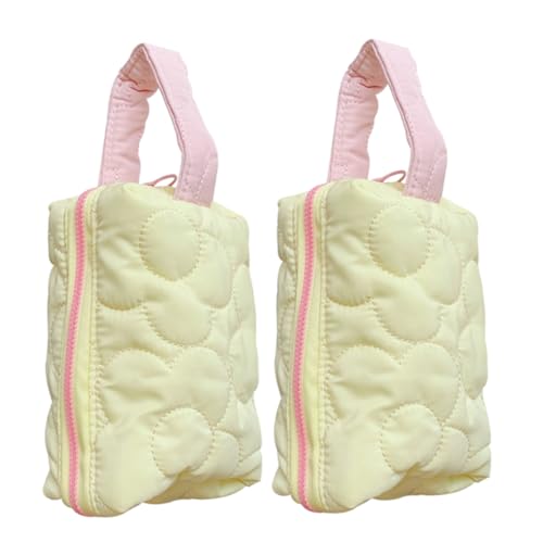 VOSAREA 2pcs Große Kapazität Handheld-Make-up-Beutel Tragbarer Kosmetischer Organizer Für Die Multifunktionale Aufbewahrungstasche Für Reisen Für Stifte Schreibwaren VOSAREA 2pcs Große Kapazität Handheld-Make-up-Beutel Tragbarer Kosmetischer Organizer Für Die Multifunktionale Aufbewahrungstasche Für Reisen Für Stifte Schreibwaren von VOSAREA