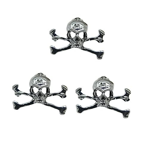 VOSAREA 3 Stück Vintage Halloween Skelett Brosche für Kostüm Schmuck Punk Style für Halloween Feiern und Cosplay VOSAREA 3 Stück Vintage Halloween Skelett Brosche für Kostüm Schmuck Punk Style für Halloween Feiern und Cosplay von VOSAREA