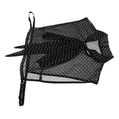 VOSAREA Abnehmbarer Blusenkragen Damen Schwarz Falscher Kragen Chiffon für Modisches Layering für Herbst und Winter Leicht Anzubringen Pflegeleicht und von VOSAREA