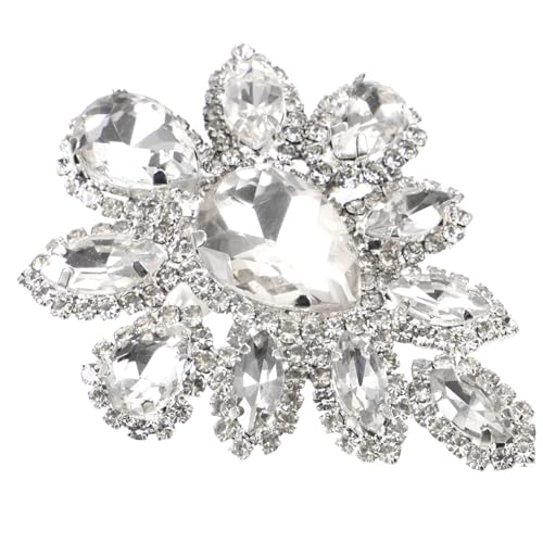 VOSAREA Strass Brosche für Damen Hochzeitskleid Blumen Anstecknadel Brosche Metall und für Partys und Selbstgemacht Projekte VOSAREA Strass Brosche für Damen Hochzeitskleid Blumen Anstecknadel Brosche Metall und für Partys und Selbstgemacht Projekte von VOSAREA