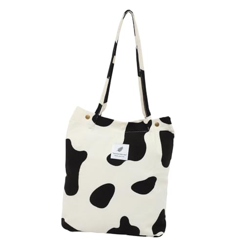 VOSAREA Corduroy Schultertasche Damen Großes Fassungsvermögen Leichte Umhängetasche Tragbar für Studenten Arbeit Shopping Reise Alltag VOSAREA Corduroy Schultertasche Damen Großes Fassungsvermögen Leichte Umhängetasche Tragbar für Studenten Arbeit Shopping Reise Alltag von VOSAREA