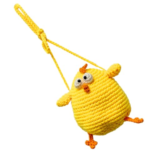 VOSAREA Handgewebte Mädchen Crossbody Tasche Cartoon Huhn Design Leichte Kompakte Umhängetasche Multifunktional Langlebig Praktische Mini Geldbörse für Mädchen Alltag und Reisen VOSAREA Handgewebte Mädchen Crossbody Tasche Cartoon Huhn Design Leichte Kompakte Umhängetasche Multifunktional Langlebig Praktische Mini Geldbörse für Mädchen Alltag und Reisen von VOSAREA