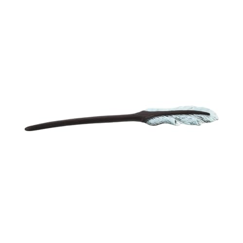 VOSAREA Holzhaarstangen Vintage Gefiederte Haarstäbchen Chinesische Haarstifte Haarbrötchen Hader Haargabeln Styling Pin Für Frauen Mädchen Haar DIY Accessoire Blau von VOSAREA