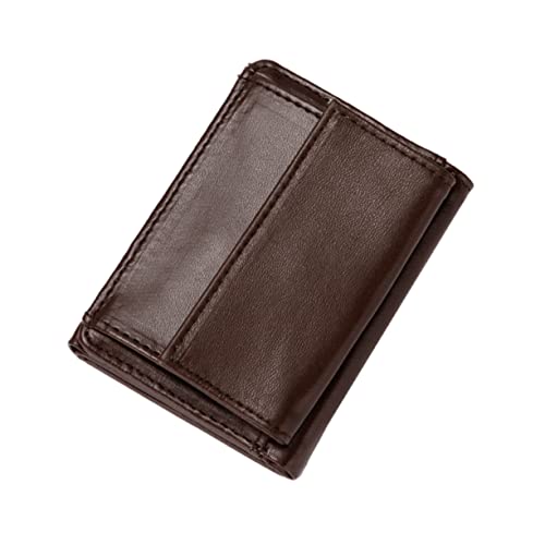 VOSAREA Kaffeefarbenes Herren Mini Wallet PU Multifunktionale Geldbörse mit Münzfach und Retro Design für Karten und Bargeld für Unterwegs VOSAREA Kaffeefarbenes Herren Mini Wallet PU Multifunktionale Geldbörse mit Münzfach und Retro Design für Karten und Bargeld für Unterwegs von VOSAREA