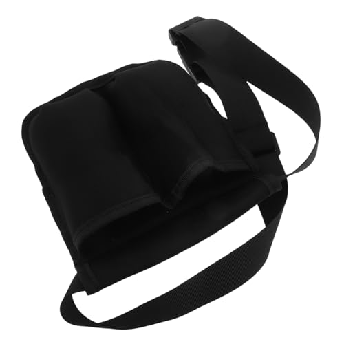 VOSAREA Massage Flaschen Organizer Bauchtasche Mit Verstellbarem Gürtel Doppeltes Fach Für Ätherische Öle Für Therapeuten Und Hausgebrauch von VOSAREA