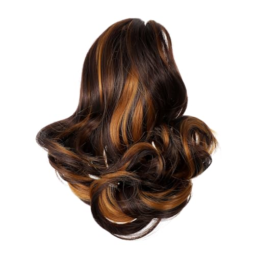 VOSAREA Pferdeschwanz Haarverlängerung mit Klauenclip Lockige Extensions aus Hitzebeständigem Synthetischen Material für Sofortige und Volumen Angenehm für Damen VOSAREA Pferdeschwanz Haarverlängerung mit Klauenclip Lockige Extensions aus Hitzebeständigem Synthetischen Material für Sofortige und Volumen Angenehm für Damen von VOSAREA