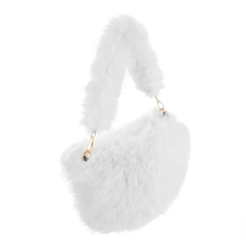 VOSAREA Plüsch Schultertasche Damen Kleine Quadratische Umhängetasche Weichem Plüsch mit Reißverschluss und Abnehmbarem Riemen Modisch und Warm für Winter Alltag VOSAREA Plüsch Schultertasche Damen Kleine Quadratische Umhängetasche Weichem Plüsch mit Reißverschluss und Abnehmbarem Riemen Modisch und Warm für Winter Alltag von VOSAREA