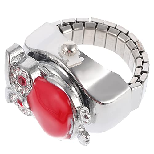VOSAREA Retro Eulenmuster Fingeruhr Ring Uhr Schmuckstück für Damen Einzigartiges Design Präzise Zeitmessung Einfach zu Tragen für Alltag VOSAREA Retro Eulenmuster Fingeruhr Ring Uhr Schmuckstück für Damen Einzigartiges Design Präzise Zeitmessung Einfach zu Tragen für Alltag von VOSAREA