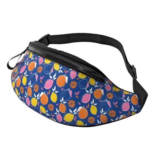 Bauchtaschen für Damen und Herren, niedliche, bunte Zitronen-Hüfttasche, Crossbody-Tasche für Damen und Herren von VOSERY