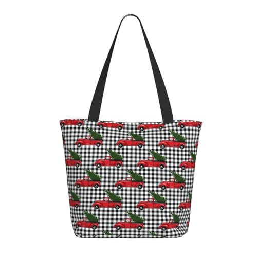 Tragetasche für Damen, groß, rot, mit Reißverschluss, Schultertasche, Handtaschen für Arbeit, Reisen Tragetasche für Damen, groß, rot, mit Reißverschluss, Schultertasche, Handtaschen für Arbeit, Reisen von VOSERY