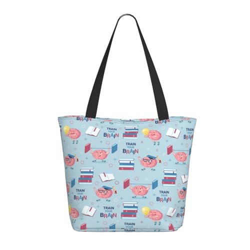 Tragetasche für Damen, große Gehirntrainingstasche mit Reißverschluss, Schultertasche, Handtaschen für Arbeit, Reisen Tragetasche für Damen, große Gehirntrainingstasche mit Reißverschluss, Schultertasche, Handtaschen für Arbeit, Reisen von VOSERY
