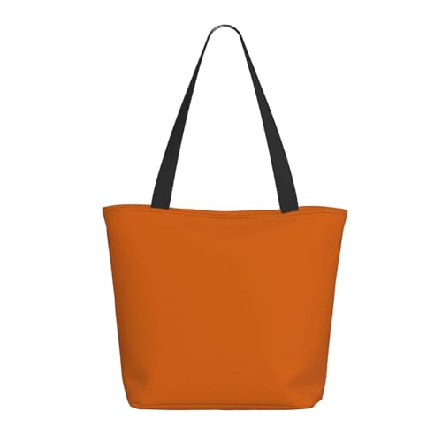 Tragetasche für Damen, große dunkelorange Tragetasche mit Reißverschluss, Schultertasche, Handtaschen für Arbeit, Reisen Tragetasche für Damen, große dunkelorange Tragetasche mit Reißverschluss, Schultertasche, Handtaschen für Arbeit, Reisen von VOSERY