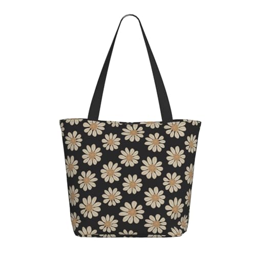 Tragetasche für Damen, große farbige Blumen-Tragetasche mit Reißverschluss, Schultertasche, Handtaschen für Arbeit und Reisen Tragetasche für Damen, große farbige Blumen-Tragetasche mit Reißverschluss, Schultertasche, Handtaschen für Arbeit und Reisen von VOSERY
