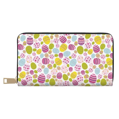 VOSERY Geldbörse Damen, Leder Bifold Multi Card Wallet, Osterei Damen Geldbörsen, Lange Geldbörse VOSERY Geldbörse Damen, Leder Bifold Multi Card Wallet, Osterei Damen Geldbörsen, Lange Geldbörse von VOSERY