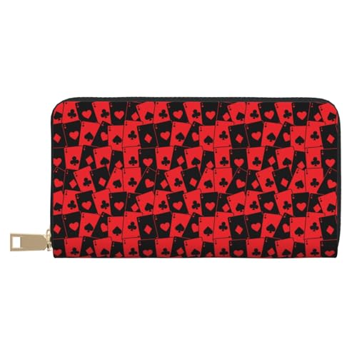 VOSERY Geldbörse Damen, Leder Bifold Multi Card Wallet, Spielkarten Damen Lange Geldbörse Geldbörsen VOSERY Geldbörse Damen, Leder Bifold Multi Card Wallet, Spielkarten Damen Lange Geldbörse Geldbörsen von VOSERY