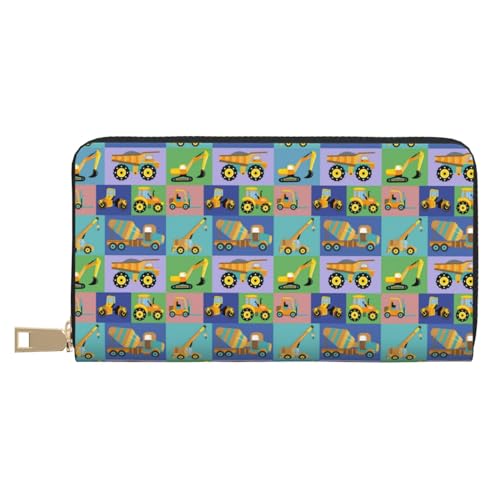 VOSERY Geldbörse Damen, Leder Bifold Multi Card Wallet Baumaschinen Damen Geldbörsen Lange Geldbörse VOSERY Geldbörse Damen, Leder Bifold Multi Card Wallet Baumaschinen Damen Geldbörsen Lange Geldbörse von VOSERY